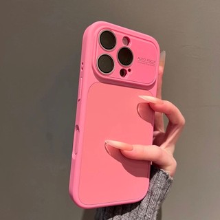 Ốp điện thoại cửa sổ lớn dạng lỏng màu đen sang trọng dành cho iPhone17 16 15 14 13 Pro Max Bảo vệ Camera chống sốc Vỏ mềm chống rơi