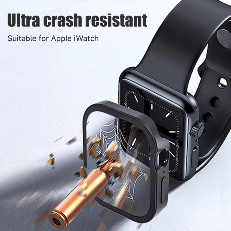 Ốp Lưng Kim Loại Cho Apple Watch Series11 / 10 46mm 42mm Ultra 3 / 2 / 1 49mm 9 8 7 6 SE 45mm 44mm
