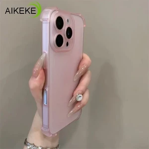 Ốp Điện Thoại Ice Mist Cho iPhone Air 17 Pro Max 17ProMax Matte Ốp Lưng Dễ Thương Sang Trọng Kinh Doanh Đơn Giản Túi Khí Mềm Vỏ Chống Sốc