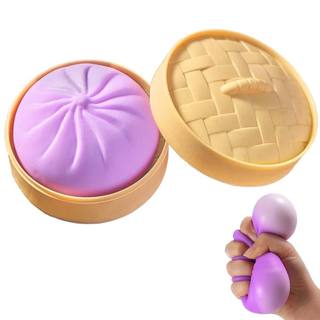 Dumpling Squishy, Colorful Dumpling Toy Stress Relief Sensory Fidget Assorted