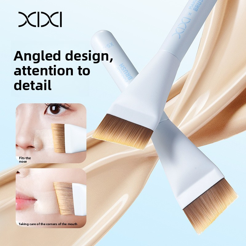 XIXI XS24 Cọ Nền Dẹt Mỏng Góc Nghiêng, Cọ Tán Kem Nền Mịn Đều Không Lộ Vệt, Makeup Foundation Brush