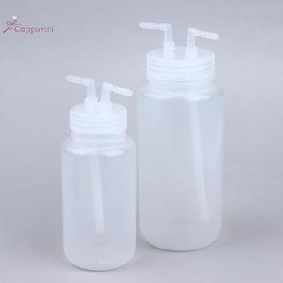 Bình rửa Cappuvini 250ml / 500ml, Xi lanh rửa khí nhựa trong suốt Poly PP, để pha chế phòng thí nghiệm chất lỏng đẹp