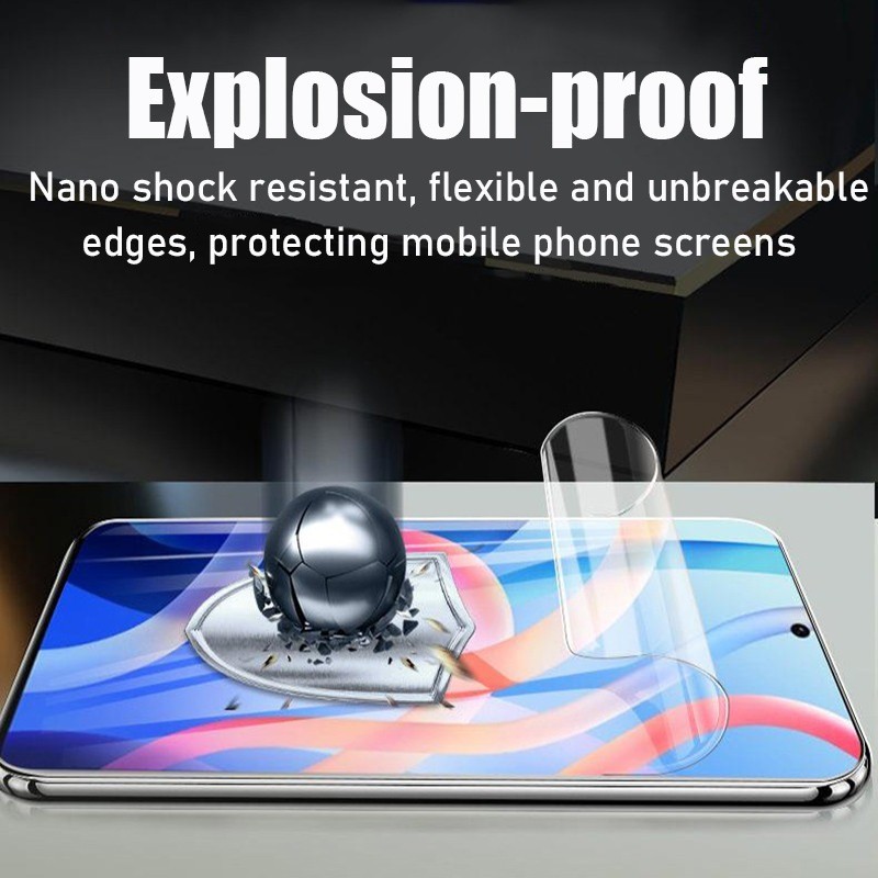 3 Miếng Dán Bảo Vệ Màn Hình HD Mềm Cho Poco X5 X6 X7 X8 Pro Max Chống Gián Điệp Riêng Tư Chống Ánh Sáng Xanh Hydrogel Phim Mờ
