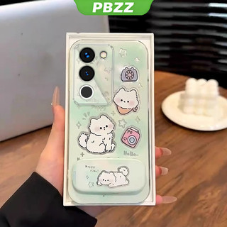 Ốp Lưng Cho VIVO V27 5G VIVO V27E VIVO Y100 VIVO V29E VIVO V29 5G Vỏ Điện Thoại Vỏ Mềm Silicon Chống Sốc Trong Suốt Thiết Kế Mới Thẩm Mỹ MỘT CAT Có Giá Đỡ TYYMZJ01
