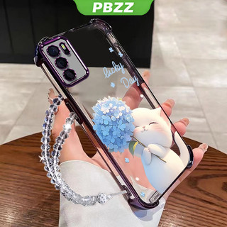 Ốp Lưng Cho oppo reno 6 5g oppo a16 oppo reno 6z 5g oppo reno6 z 5g Vỏ Điện Thoại Vỏ Mềm Silicon Chống Sốc Thiết Kế Mới Thẩm Mỹ Trong Suốt Hoạt Hình Vòng Tay Mèo Cho Bé Gái SJSLLSHM01