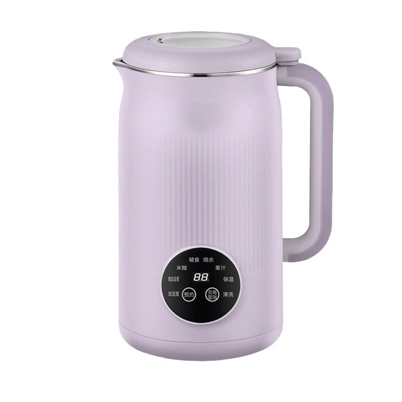 Máy Làm Sữa Hạt Đa Năng 8 Chế Độ Nấu Hẹn Giờ Thông Minh 12 Giờ Inox 304  Màu Trắng Tím Chống Trào, Độ Ồn Thấp