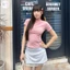 Áo Thun Tay Ngắn Cổ Cao Viền Cuốn Biên Phong Cách Basic A51317231