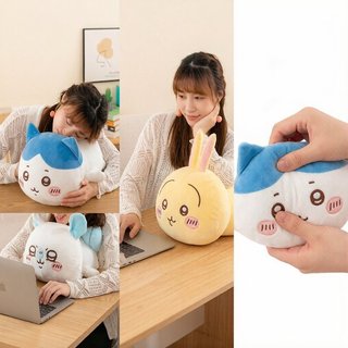 Gấu bông nằm úp Chiikawa – Vải nhung siêu mềm, ôm chữa lành – 2 kích thước 30/40cm – Phù hợp sofa, giường, gối tựa