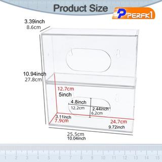 Hộp đựng găng tay treo tường bền bỉ PETG Hộp đựng đồ trong suốt Dễ dàng truy cập cho phòng thí nghiệm phòng khám