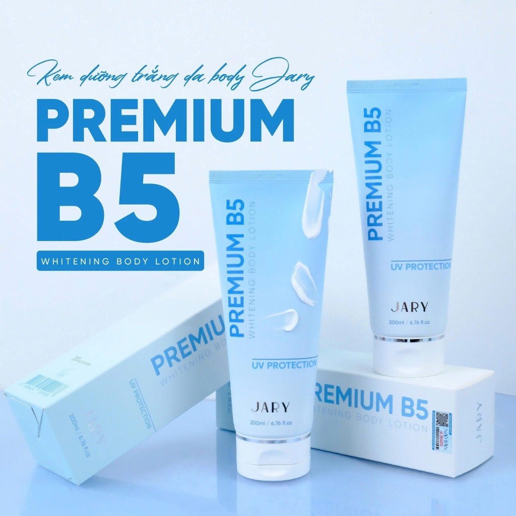 Lotion dưỡng trắng da toàn thân Jary premium B5 whiteing body lotion