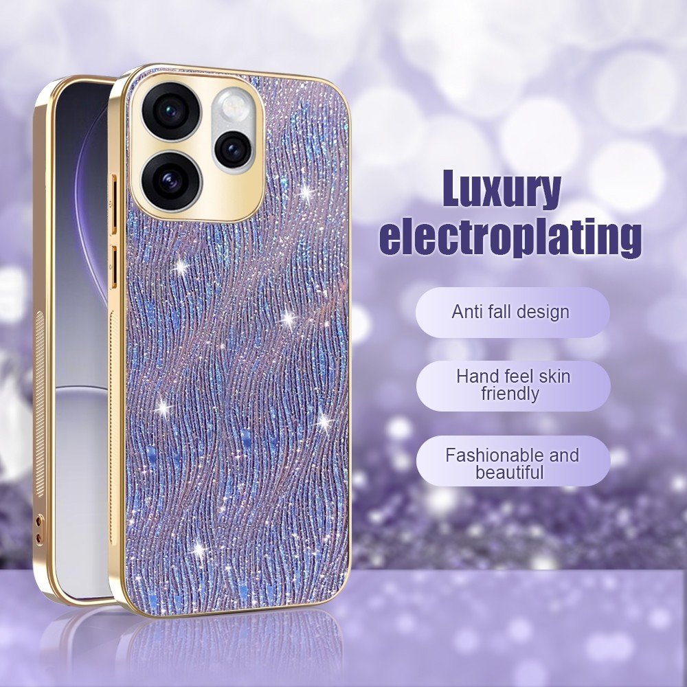 Dành Cho Oppo Reno15 Pro Max F Reno 15 Pro F 15Pro Reno15Pro Max 15F Reno15F 5G Ốp Điện Thoại Mạ Điện gợn Nước Vỏ Chống Sốc Vỏ Bảo Vệ Tinh Tế Chống Rơi