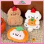 MYPANDA Hoạt Hình Dễ Thương Hồng Búp Bê Đậu Phộng Móc Khóa Kawaii Kitten Sang Trọng Treo Túi Trang Trí Trang Trí Mặt Dây Chuyền Phụ Kiện Quà Tặng.