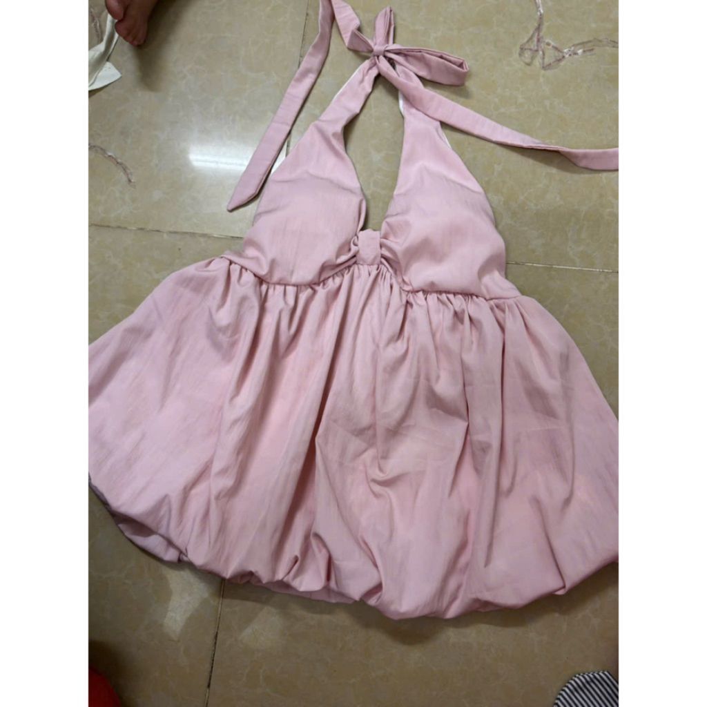 Áo yếm nữ bí ngô lưng bo thun( có mút) - Sam Botique N33