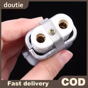 Doutie Mới 6mm IEC C8 Gốm Dây Công Nghiệp Soet Cắm Nhiệt Độ Cao Nam Nữ Kết Nối Lò Nướng Điện Ổ Cắm Điện 35A VN