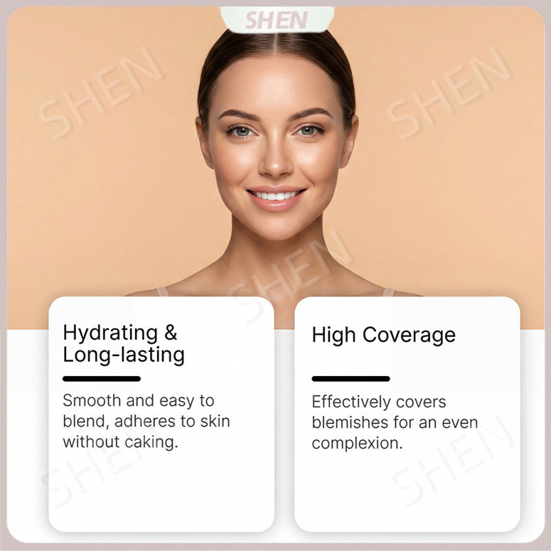 Zephoco Che Khuyết Điểm Foundation Stick Series Nhiều Màu Tùy Chọn Kem Che Khuyết Điểm Tự Nhiên Ánh Sáng Trong Suốt Nền Di Động Nền Tảng Dính