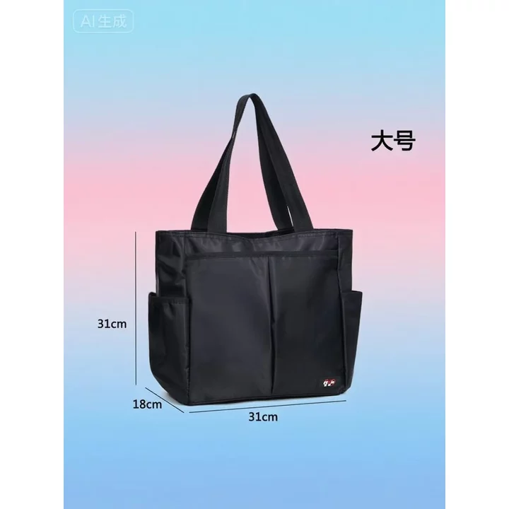 Túi xách phù dâu Đi chơi một vai Túi lớn Túi Duffel ngắn Túi nhiều túi Túi đựng mẹ cầm tay Túi Tote dung tích lớn – 3