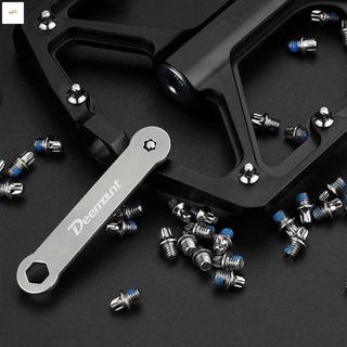 M4 Đầu Phẳng Xe Đạp Bàn Đạp Vít Sửa Chữa Bàn Đạp Xe Đạp Thay Thế M4 Đầu Dẹt Bu Lông Cho An Toàn Bàn Đạp Xe Đạp Đính Kèm