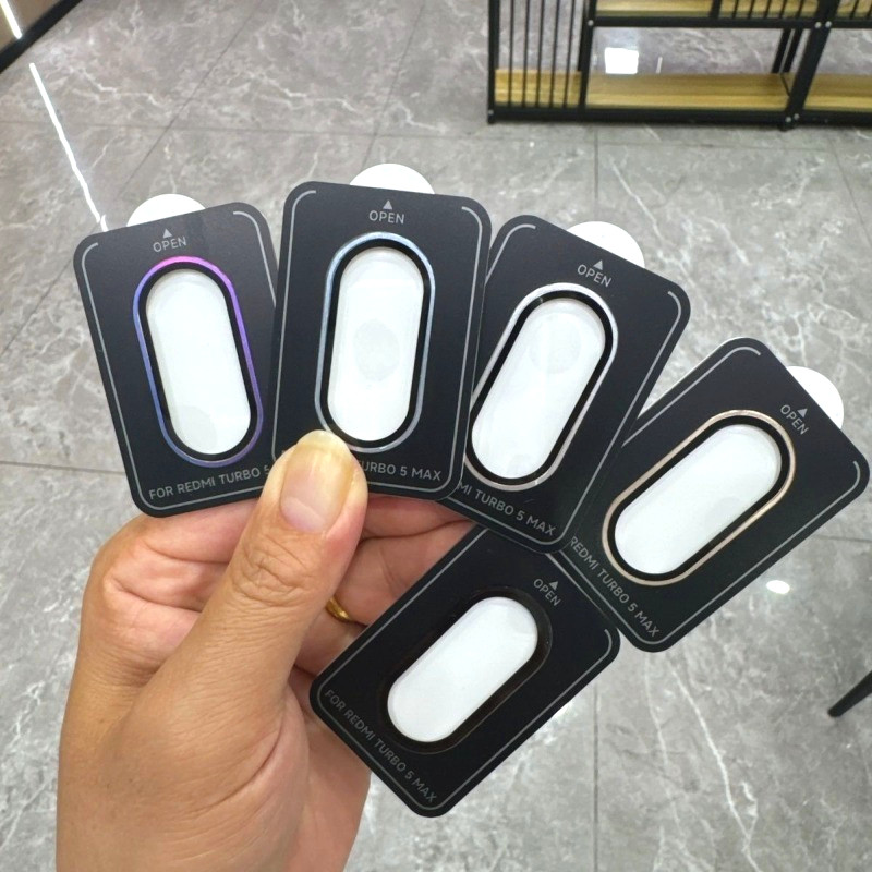 Dành Cho Redmi Turbo 5 Max Điện Thoại Camera Bảo Vệ Ống Kính Vòng Dành Cho Redmi Turbo 5Max Turbo5Max Hợp Kim Nhôm Bảo Vệ Kính Cường Lực Ống Kính Phim