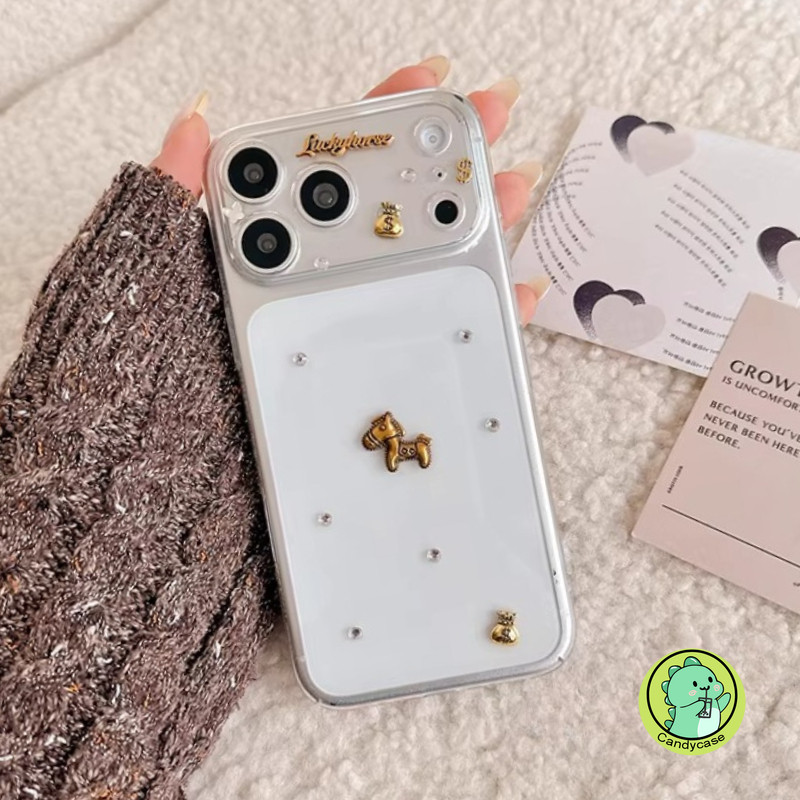Ốp Điện Thoại Pony handmade Cho Vivo V70 Elite S50 S30 Pro Mini V21 V21E V21S V20 SE V19 Neo V17 V15 V11 Pro V11i V9 V7 V5S S1 Pro 5G 4G Vỏ Mềm Trong Suốt Sáng Bóng Ngựa Dễ Thương