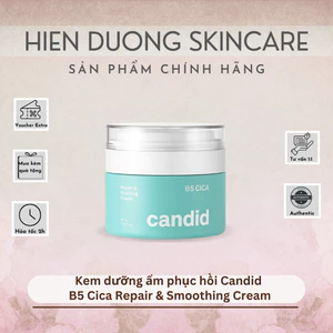 Kem dưỡng ẩm phục hồi Candid B5 Cica Repair & Smoothing Cream | Phục hồi, làm dịu, thấm nhanh