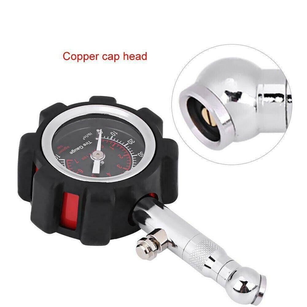 Thiết bị kiểm tra áp suất lốp xe ô tô xe máy xe tải Đồng hồ đo áp suất lốp، Thiết kế nhỏ gọn, bơm lốp định kỳ