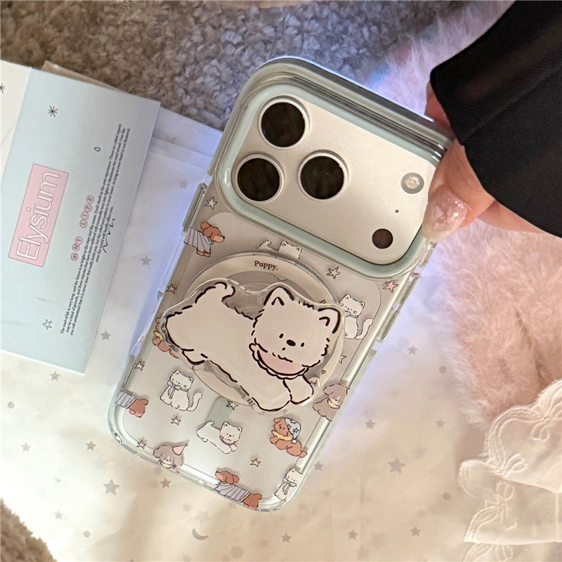 Ốp điện thoại TPU hình chó con iPhone 17 Pro max