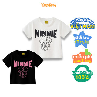 Áo thun ngắn tay Minnie Disney bé gái Rabity 500.112