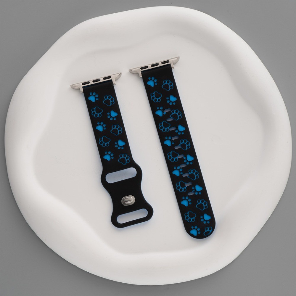 Dây đeo silicon dễ thương tương thích cho Apple Watch Series 11 / 10 46mm 42mm Ultra3 / 2 / 1 49mm 41mm 44 45mm 9 8 7 6 5