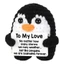 Búp bê Yoo Penguins Handmade cho lễ kỷ niệm ô tô Sinh nhật Người bạn đồng hành cảm xúc