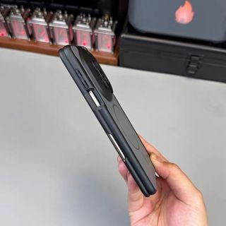 Thích hợp cho Ốp điện thoại oppofindn6 Cảm giác da từ tính oppo find n6 Vỏ mềm silicon toàn diện trục trung tâm song phương