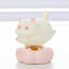 CAST Trang trí máy tính để bàn, Các bức tượng động vật Nhựa Trang trí mèo, Hoạt hình dễ thương Đế Mini Hình quà tặng dễ thương