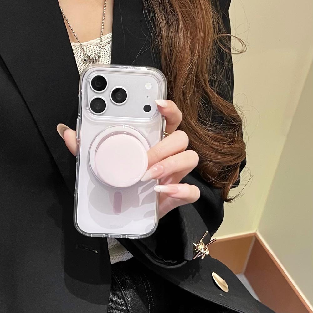 Ốp Lưng Cứng Tương Thích Với iPhone 13 14 14Pro 14ProMax 15 15Pro 15ProMax 16 16Pro 16ProMax 17 17Pro 17ProMax Ốp Nam Châm Họa Tiết Màu Be