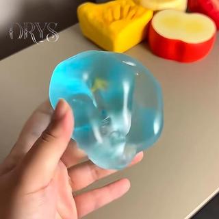 (TFT) 1 Cái Chống Căng Thẳng Cảm Giác Fidgets Squishy Đồ Chơi Mềm Mô Phỏng Trong Suốt Màu Xanh Maltose Chậm Đàn Hồi Đồ Chơi MỚI