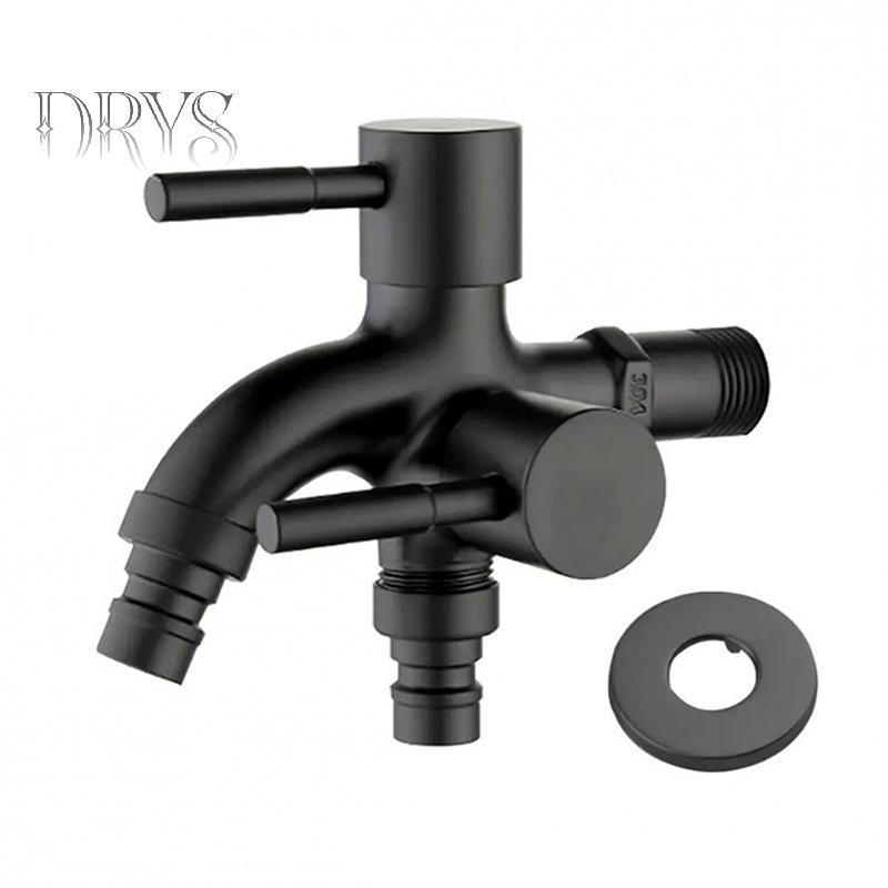 (TFT) Vòi Inox 304 Một Vào Hai Ra Đa Năng Hai Đầu Ra Vòi Máy Giặt Ngoài Trời Bồn Rửa Vườn Vòi Bể Bơi MỚI