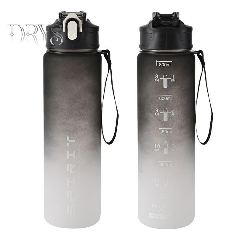 Bình Nước Thể Thao 800ml/28oz Chống Rò Rỉ, Nhiều Màu Sắc - Phù Hợp Cho Du Lịch và Tập Gym