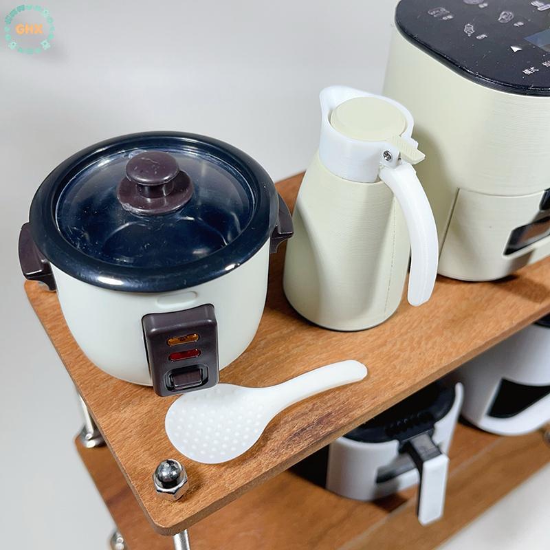 GHX 2 Chiếc Nhà Búp Bê Bếp Cơm Mini Thìa Cơm 4cm Xẻng Cơm Mô Phỏng Thìa Nhà Bếp Đồ Chơi Nấu Ăn VN