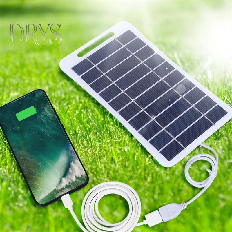 (TFT) Bảng Điều Khiển Năng Lượng Mặt Trời 2W Với USB Chống Thấm Nước Đi Bộ Đường Dài Và Cắm Trại Pin Di Động Điện Thoại Di Động Sạc Ngân Hàng Bảng Sạc 5V MỚI