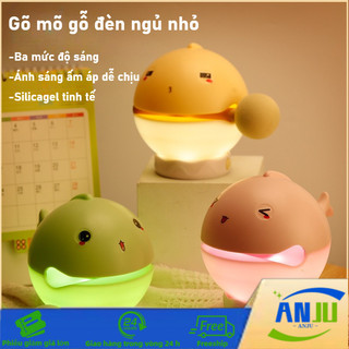 Đèn Ngủ Hình Cá Bằng Gỗ Sáng Tạo, Chạm để điều Chỉnh độ Sáng, đèn Ngủ Nhỏ đầu Giường, đèn Cầu Phúc Bằng Gỗ Cá