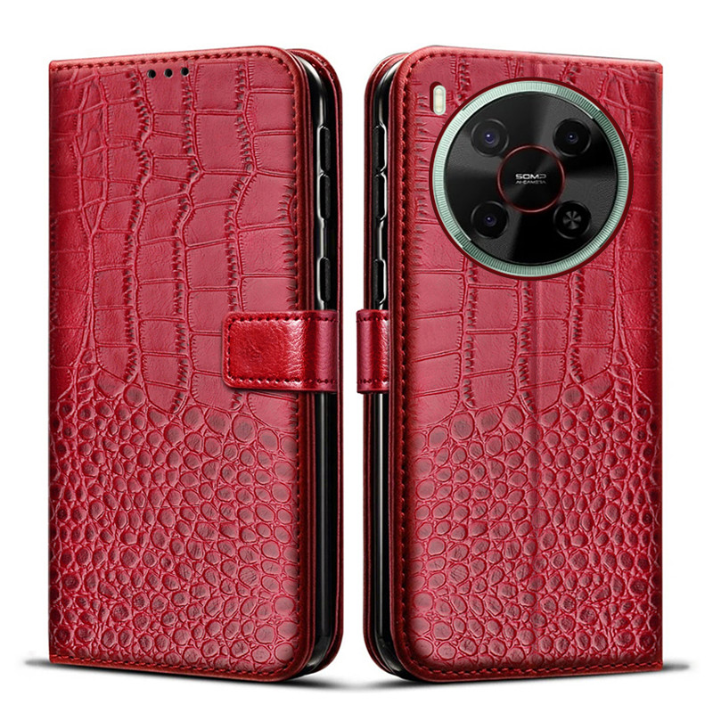 Dành Cho ZTE Nubia V70 Max Ốp Lưng Ví Đựng Thẻ Đứng Từ Tính Lật Da Bao Da Dành Cho ZTE Blade Nubia V70 Max Ốp Lưng Điện Thoại
