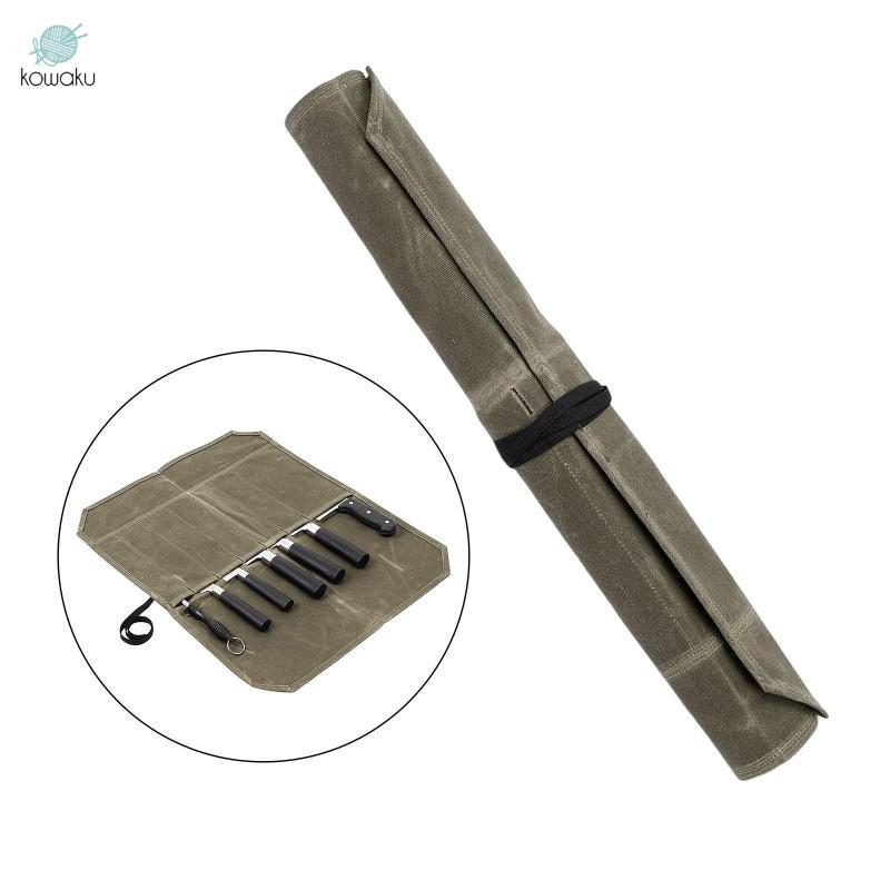 Di Động Đầu Bếp Cuộn Túi Bếp Dao Lưu Trữ Khắc Túi Dã Ngoại Cắm Trại Dao Tổ Chức Trường Hợp Dụng Cụ Nấu Ăn Tổ Chức