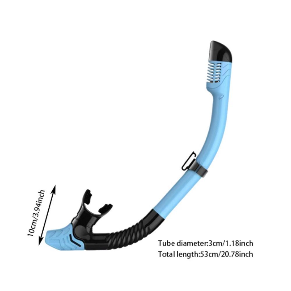 Ống Thở Lặn LACYESUK Bằng Silicon, Khô và Thoải Mái cho Freediving