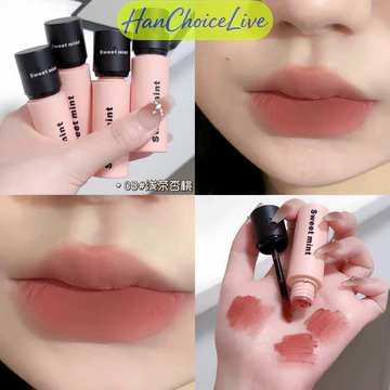 SWEETMINT Silk Mist Lipstick Matte Matte Matte Lipstick Lâu trôi Không phai Làm trắng cốc chống dính Soft Mist Lipstick