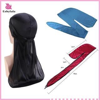 Mũ lưỡi trai Satin Doo Rag Turban Biker Headwrap Hip Hop [MỚI]