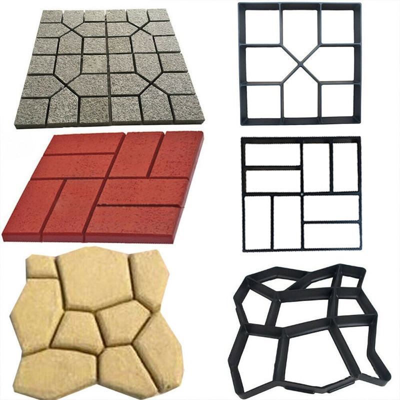 Khuôn bê tông DIY Đá gạch xi măng - Máy tạo đường gạch lát sàn sân vườn