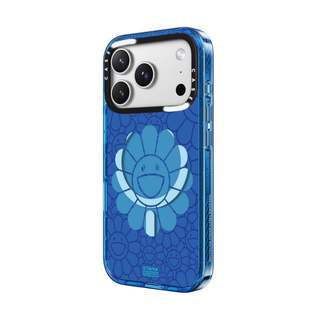 CASECASE X Hoa Màu Xanh Bầu Trời Màu Xanh Trong Suốt Cứng Hút Từ Tính Tác Động Dành Cho Apple IPhone 12 13 14 15 16 17 Pro Max Air Plus Có Hộp