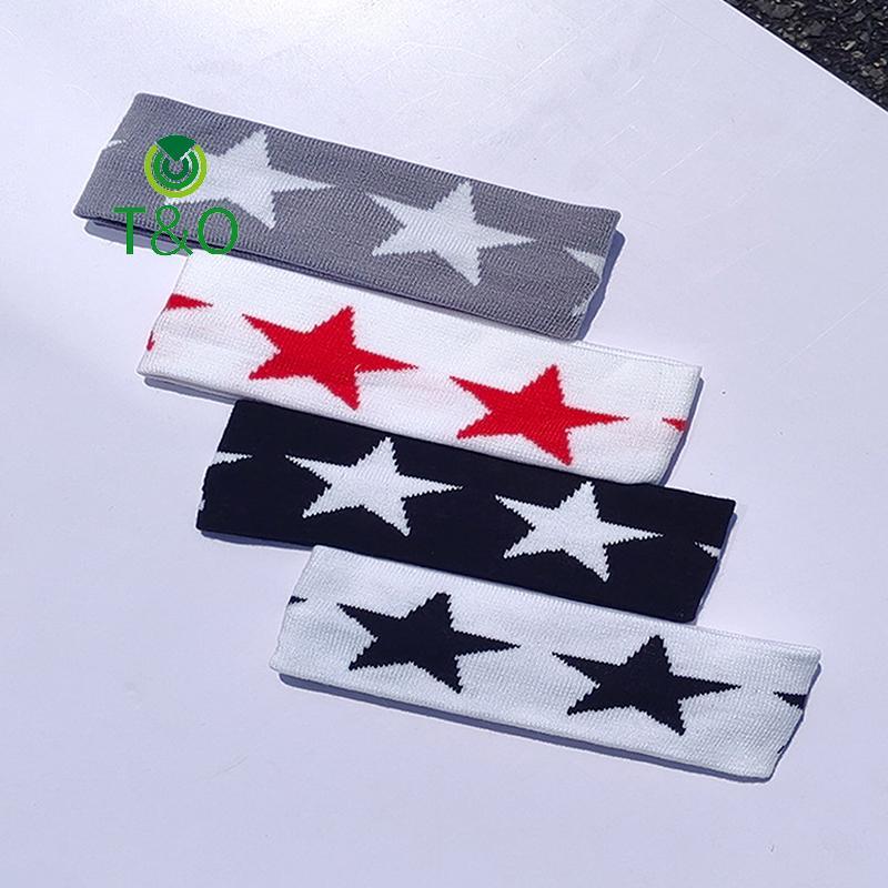 [T & O-t] Star Sports For Running Cycling Yoga s For Women Sweat-wicking Slip Soft Hair Accessories [mới]