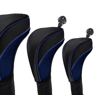 3 Chiếc Golf Club Headcover 460cc Hybrid Driver Wood Head Cover No. 1 3 5