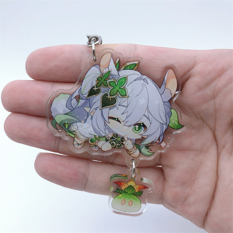 Game Impact Dori Dainsleif Kaedehara Kazuha Tighnari Xiao Keychain Badge Accessories Anime