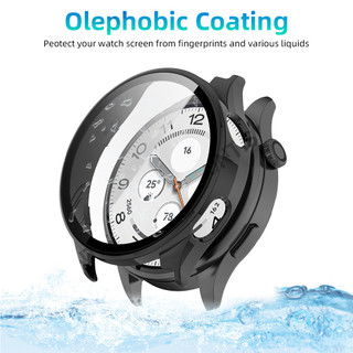 Ốp lưng kính cho Xiaomi Watch 5 PC Ốp lưng bảo vệ chống trầy xước toàn diện + Bảo vệ màn hình cho MI Watch 5 Phụ kiện