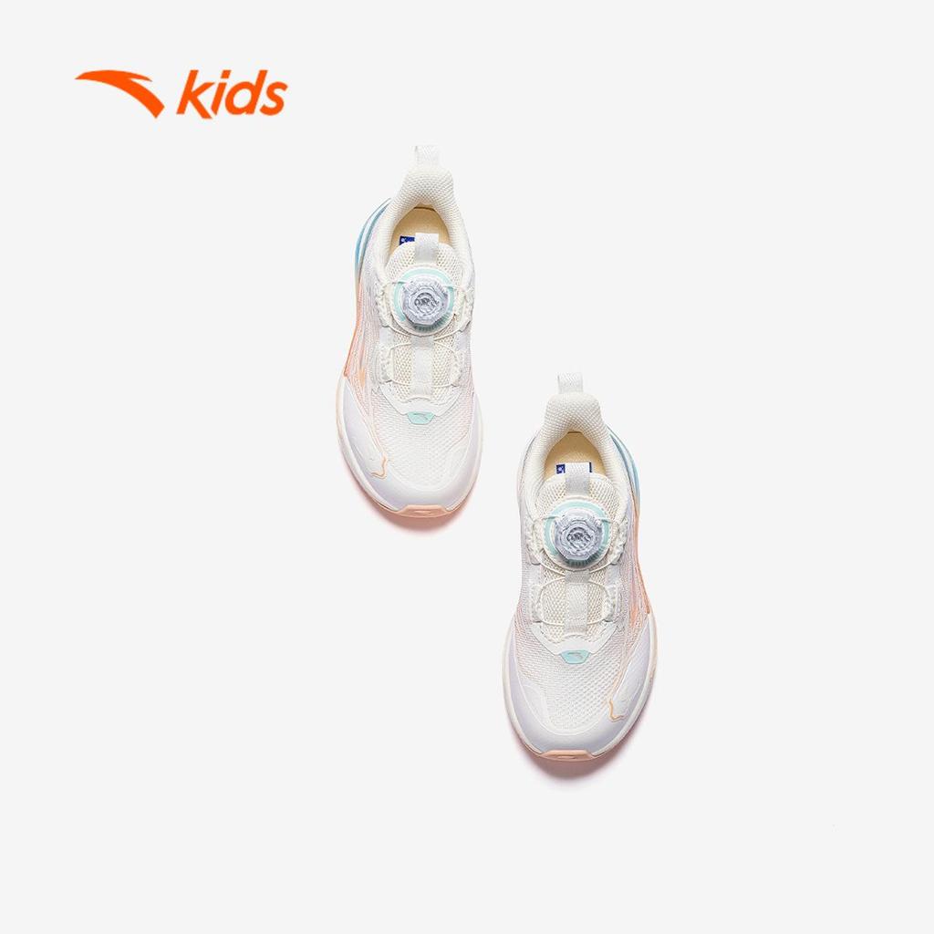 ANTA Kids Red Flame 6 Giày Chạy Thể Thao Bé Gái Phản Quang, Êm Nhẹ Giảm Chấn, Khóa Xoay Tiện Lợi 3226A9902